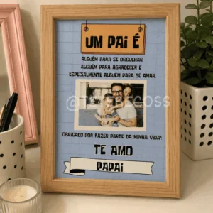 Cartão foto pai
