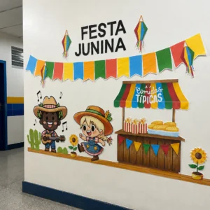 Mural festa junina 2