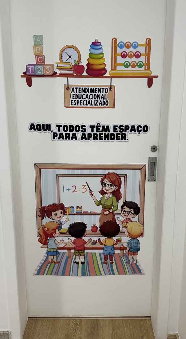 Decoração Porta sala AEE- editável