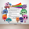 Painel volta às aulas- divertidamente
