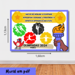 Mural olimpíadas 2024