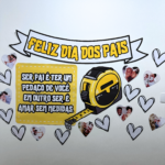 Mural pai- amor sem medidas- dia dos pais