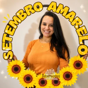 Decoração bambolê setembro amarelo