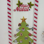 Decoração porta - natal