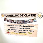 Mural conselho de classe/reunião pedagógica