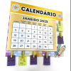 Calendário parede 2025