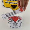 Caixa gratidão- reunião de professores