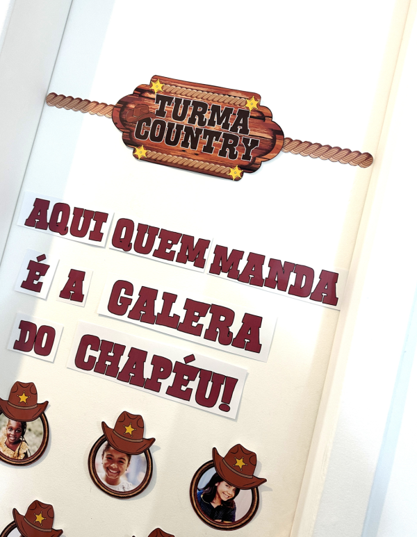 Decoração porta - COUNTRY (festa junina) - Imagem 2