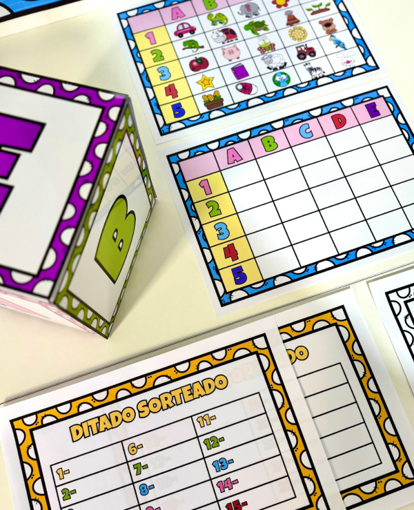 ð² Kit Ditado Sorteado – Sílabas Simples e complexas - alfabetização - Imagem 5