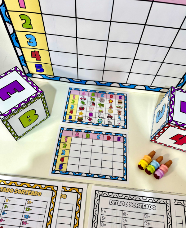 ð² Kit Ditado Sorteado – Sílabas Simples e complexas - alfabetização - Imagem 6