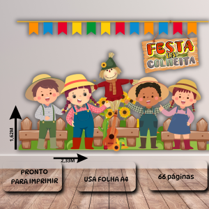 Mural festa da colheita