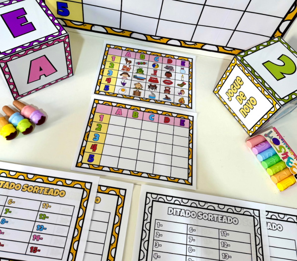 ð² Kit Ditado Sorteado – Sílabas Simples e complexas - alfabetização - Imagem 4
