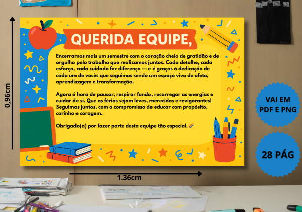 kit encerramento semestre