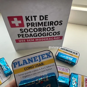 kit primeiros socorros pedagógicos
