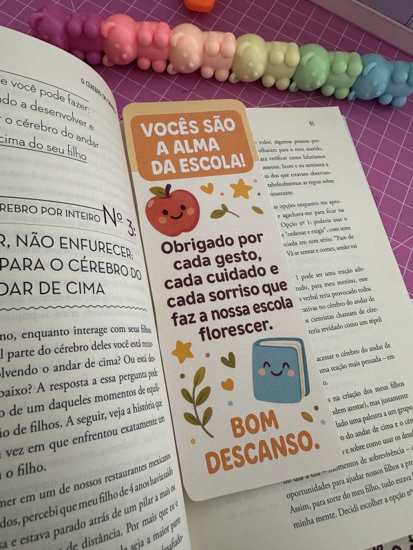 Marca página- alma da escola
