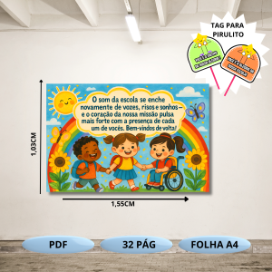 Mural som da escola- volta as aulas