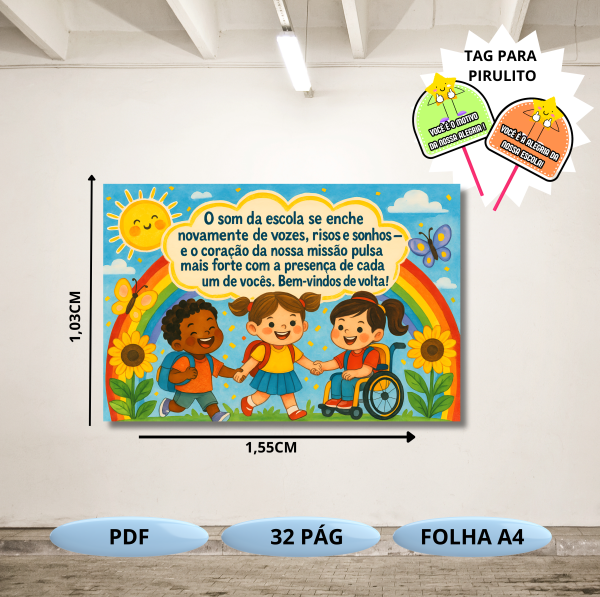 Mural som da escola- volta as aulas