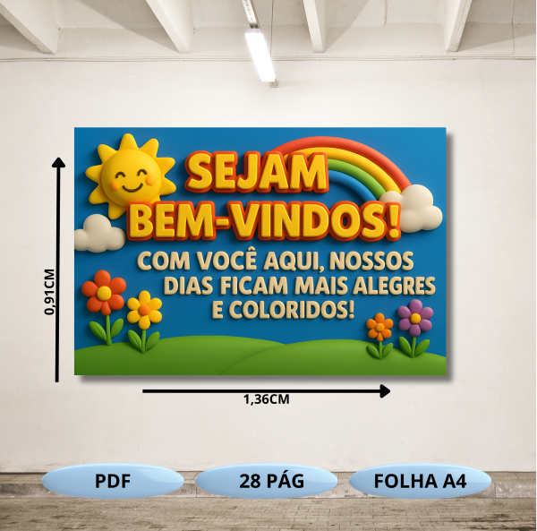 Mural sol - volta as aulas