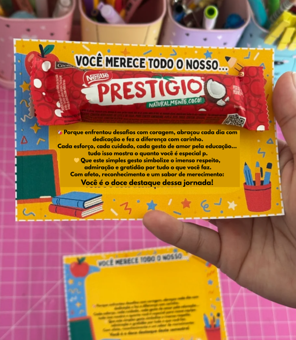 Cartão Prestígio- reconhecimento