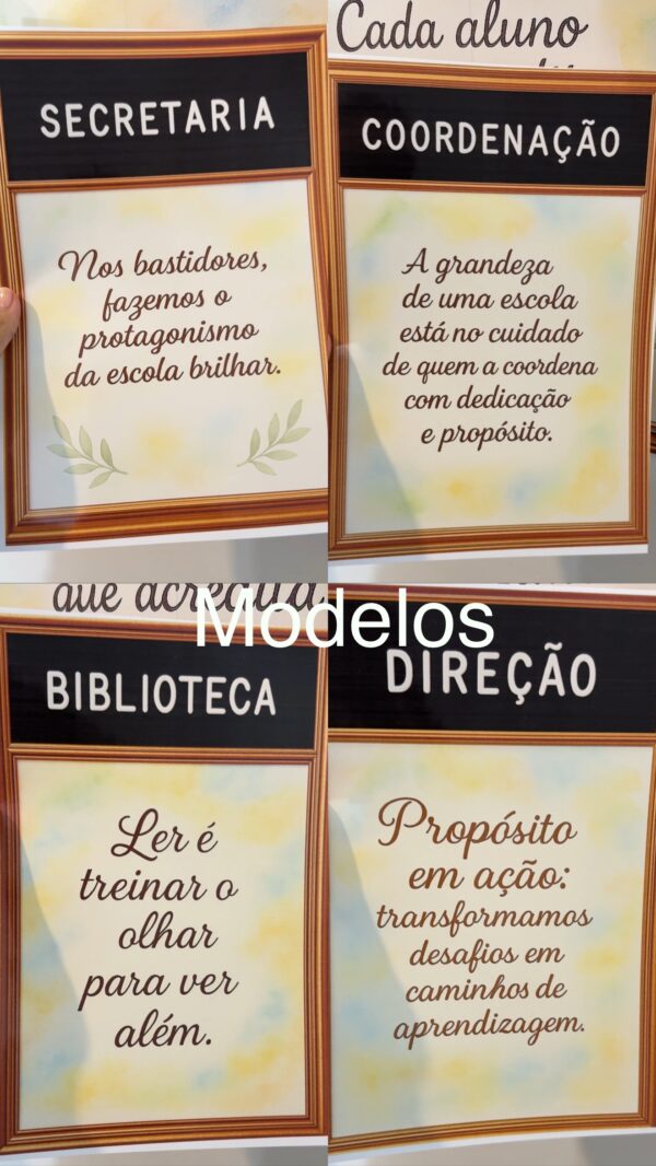 Kit de portas– Ambientes da Escola - Imagem 2