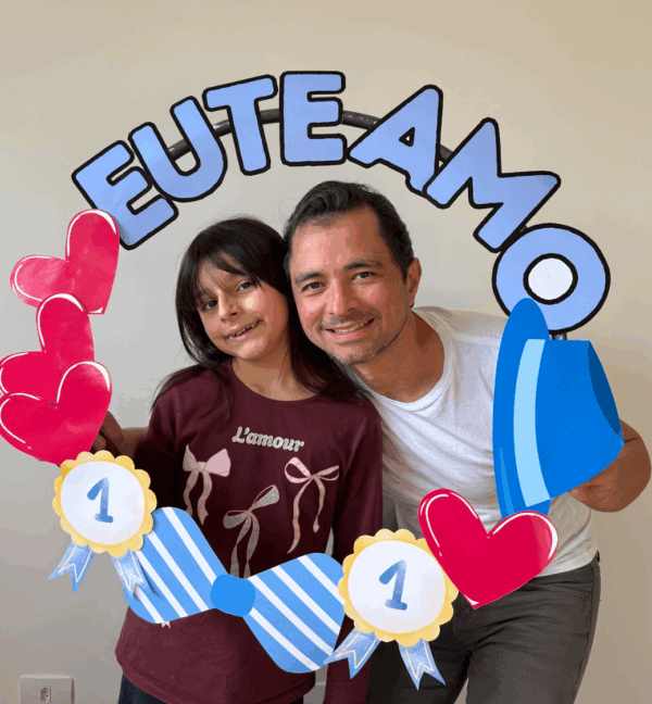 decoração bambole - eu te amo -Dia dos Pais