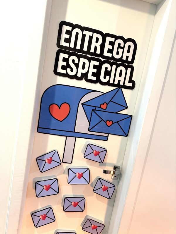 Decoração entrega especial azul- dia dos pais