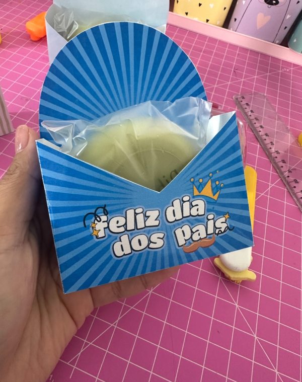 Caixa sabonete- dia dos pais