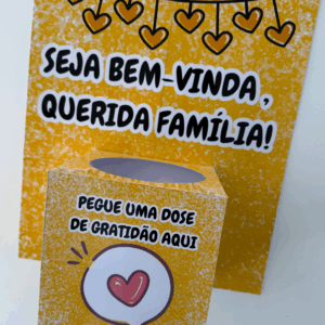 Caixa família amarela