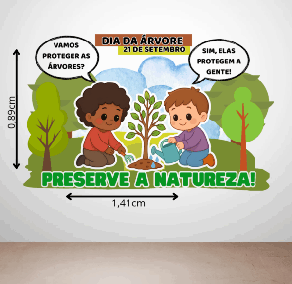 ð³ Mural Dia da Árvore – 21 de Setembro ð³