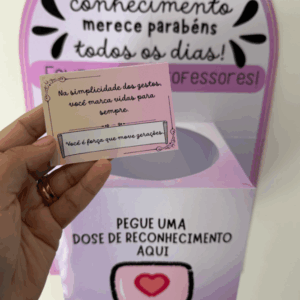 Caixa dia dos professores