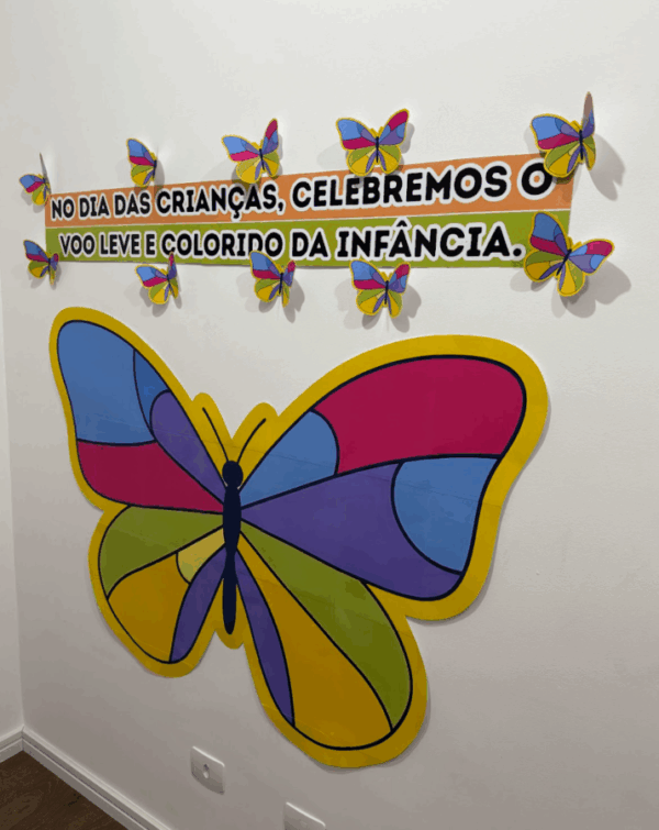 Painel borboleta - dia das crianças - Imagem 4