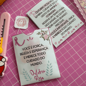 tag chá outubro rosa