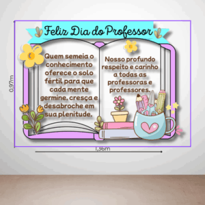 ð✨ Mural Dia do Professor – Livro Aberto ✨ð