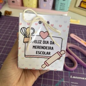 Sacolinha merendeira escolar