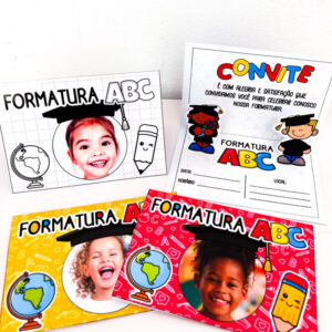 ✨ Convites 3D para Formatura do ABC