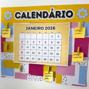 Calendário parede 2026