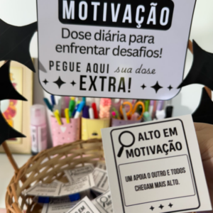 Cesta Alto em Motivação - equipe