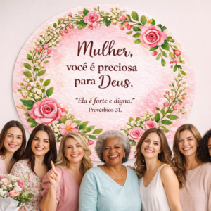 Mural Dia da Mulher – redondo