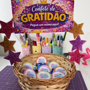 Cesta Confete de Gratidão
