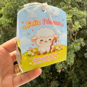 Lembrancinha Porta bombom - páscoa cristã