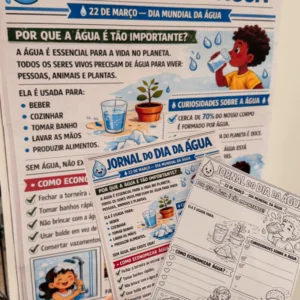ð§ PAINEL EDUCATIVO — JORNAL DO DIA DA ÁGUA