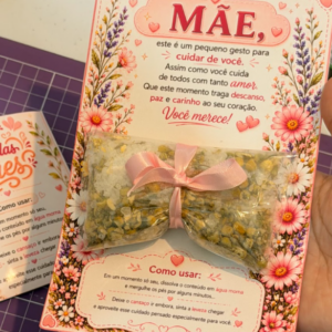ð CARTÃO ESCALDA PÉS- DIA DAS MÃES