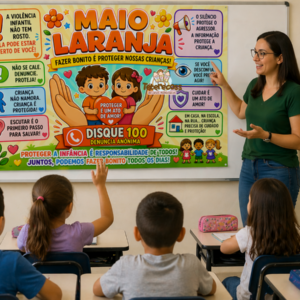 Painel maio laranja 2026