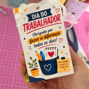 Tag bombom dia do trabalhador