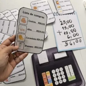 Lista de compras- educação financeira