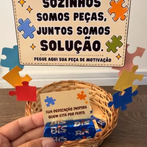 Cesta somos solução - motivação equipe trabalho