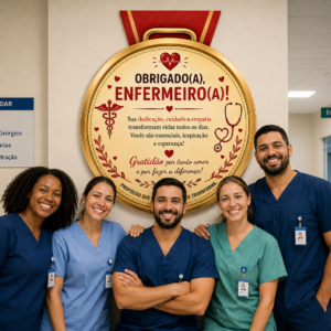 ð
Medalha Decorativa – Semana da Enfermagem ð