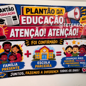 Painel plantão educação - reunião de pais