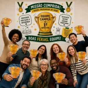 Painel equipe campeã- encerramento semestre