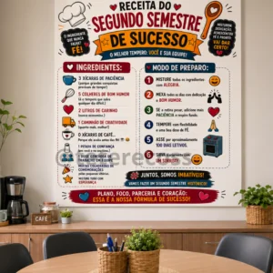 Dinâmica Receita do Segundo Semestre de Sucesso- retorno equipe escolar